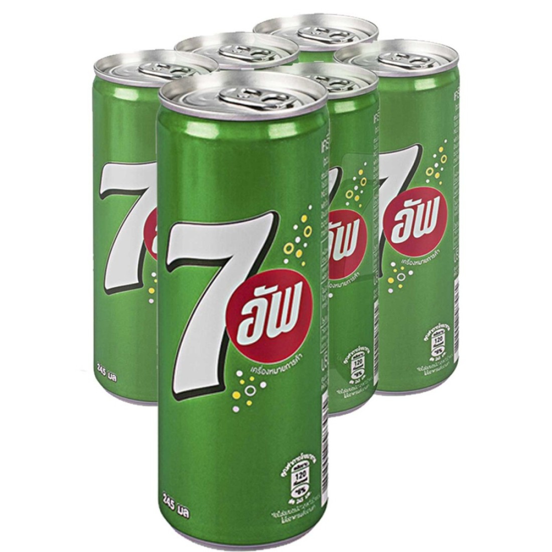 7Up Carbonated Soft Drink 245ml Pack of 6