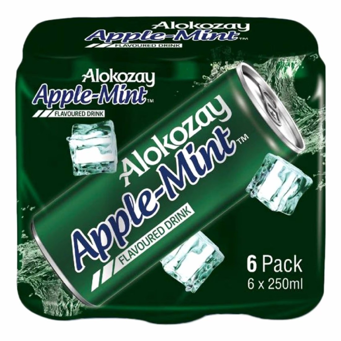 Alokozay Apple-Mint Flavoured Drink 250ml Pack of 6