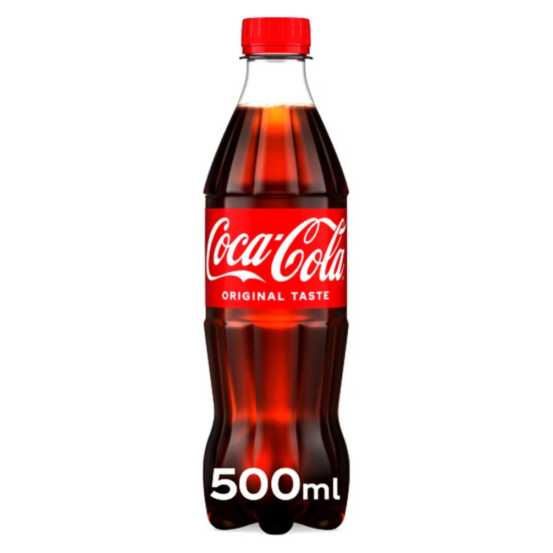 Coca-Cola Original Taste Carbonated Soft Drink Pet 500ml
