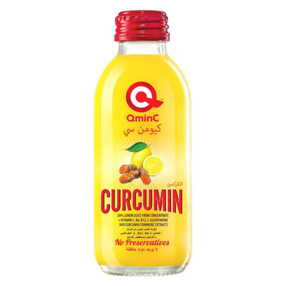 QminC Curcumin Lemon Shot 150ml