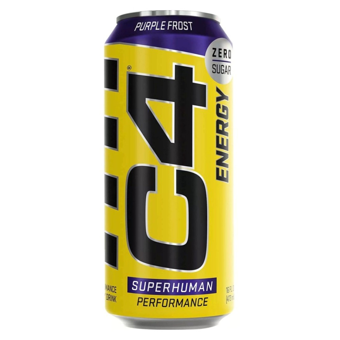 Cellucor C4 Superhuman Performance Zero Sugar Energy Drink Purple Frost 473ml