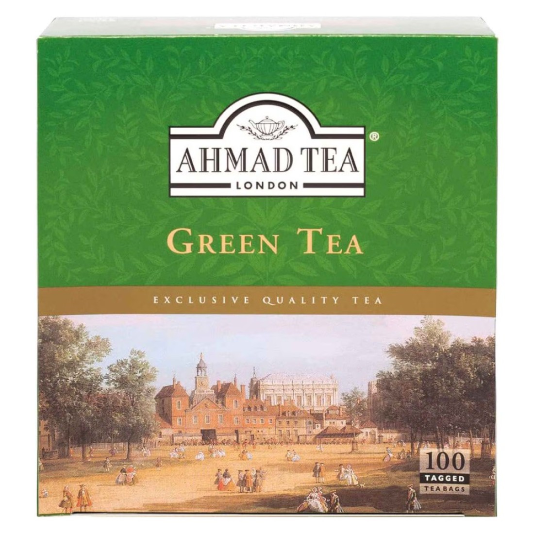 Ahmad Tea Green Tea Tagged Tea Bags 100 Tea Bags