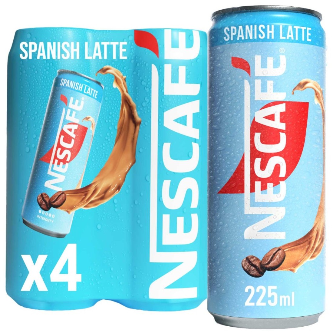 Nescafe Spanish Latte Coffee Drink, 225ml Pack of 4