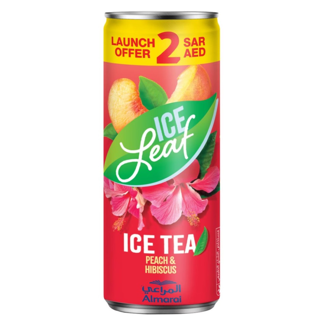 Almarai Ice Leaf Ice Tea Peach And Hibiscus 240ml