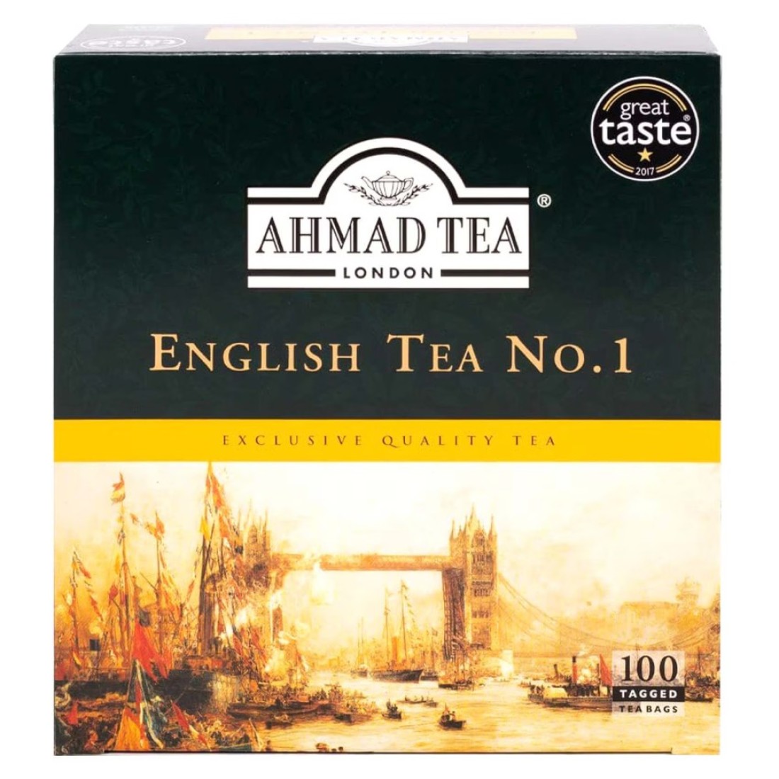 Ahmad Tea English Tea Number 1 Black Tea Bags 100 Tea Bags