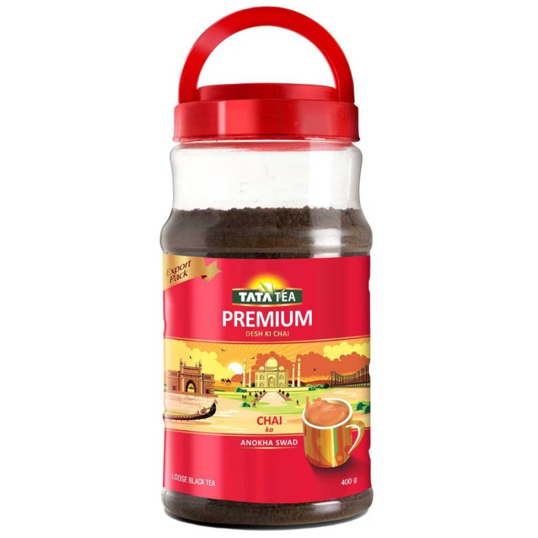 Tata Tea Premium Loose Black Tea Jar, 400g