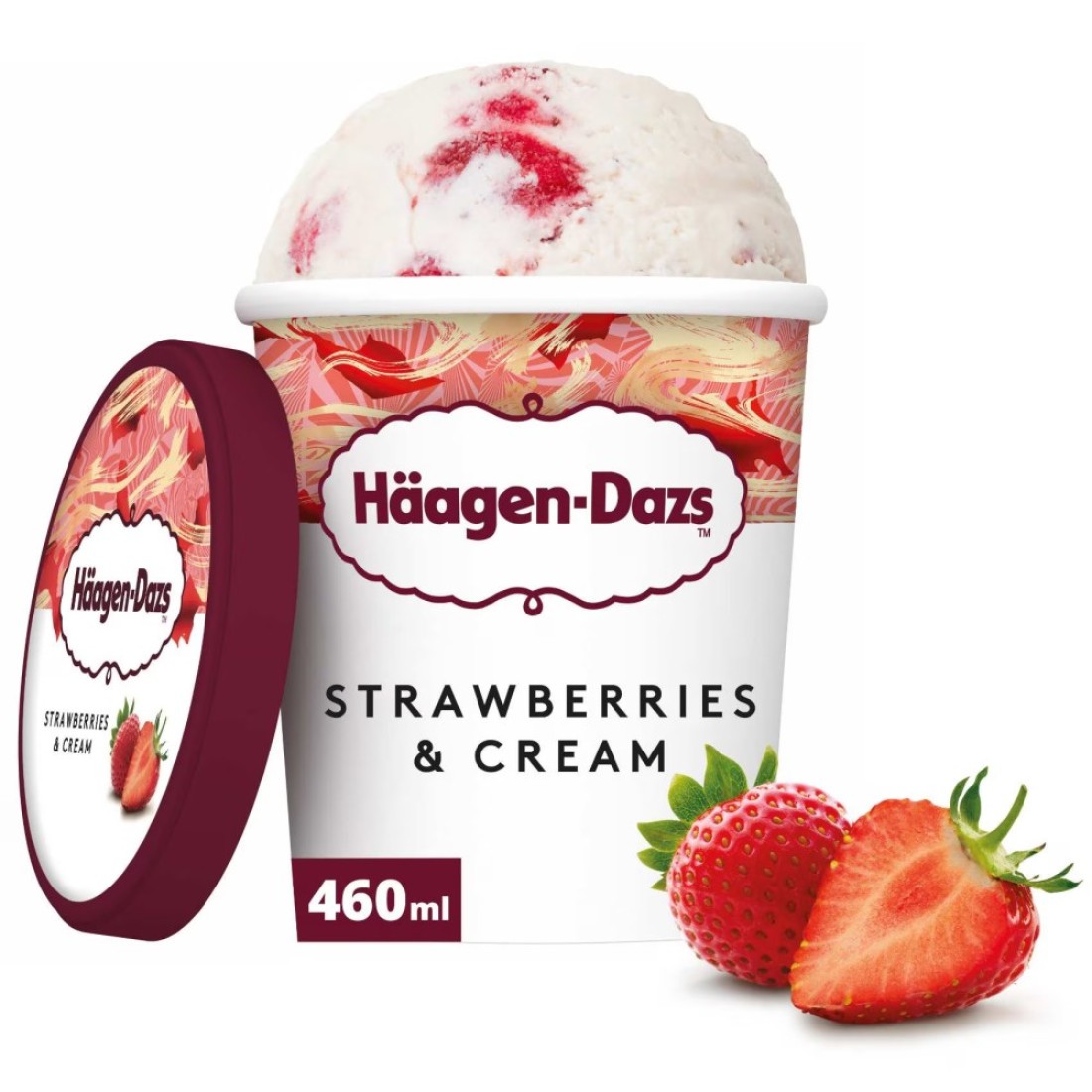 Haagen Daz Pint Strawberry Ice Cream 460ml