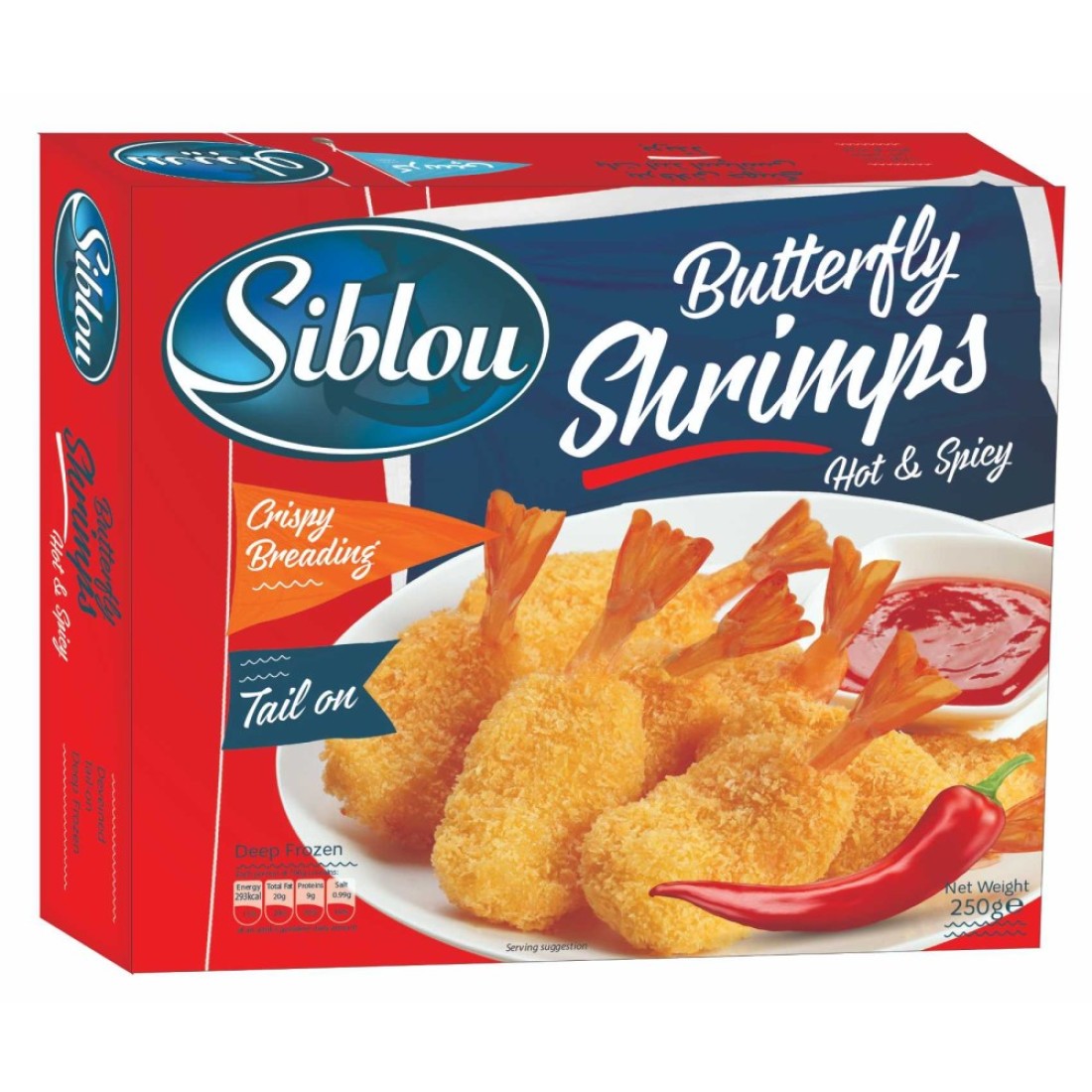Siblou Breaded Butterfly Shrimps 250g