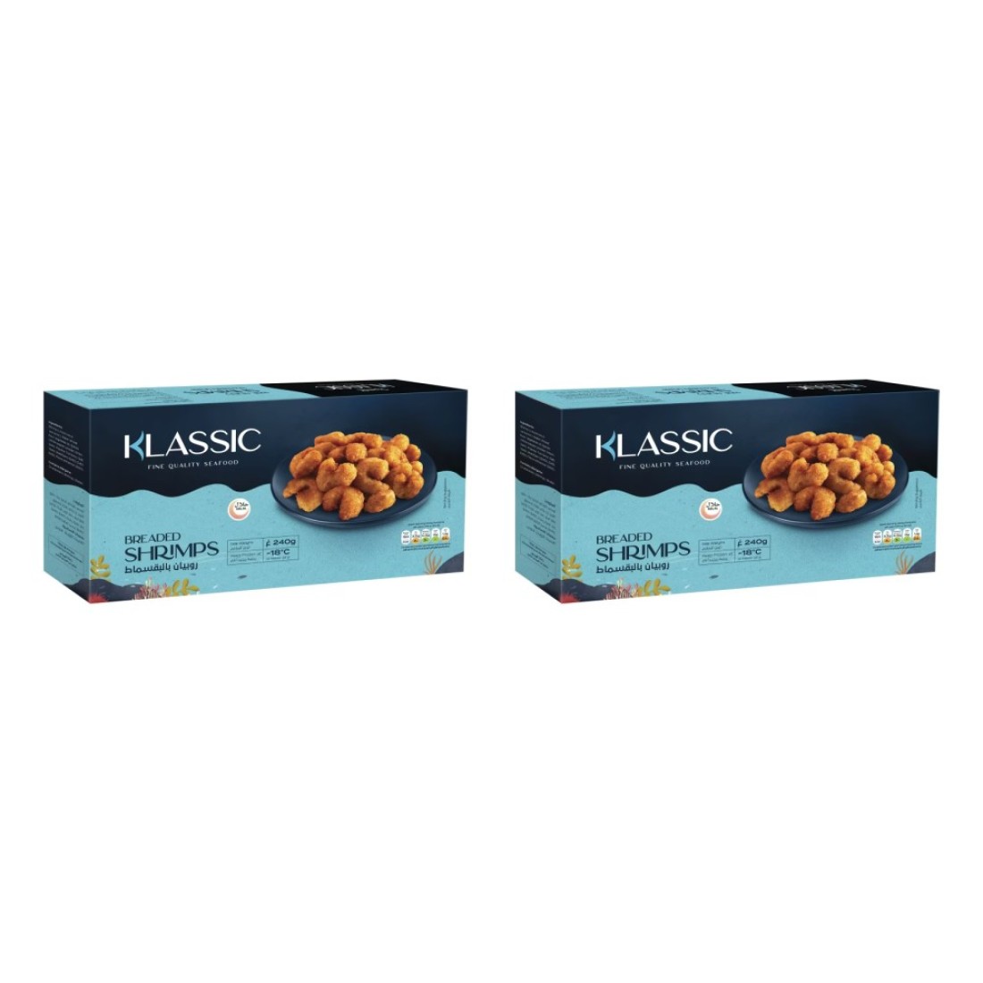 Klassic Breaded Shrimps 240g Pack of 2