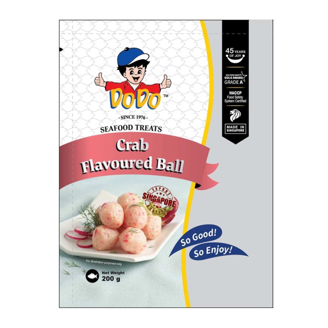 Dodo Crab Flavored Ball 200g