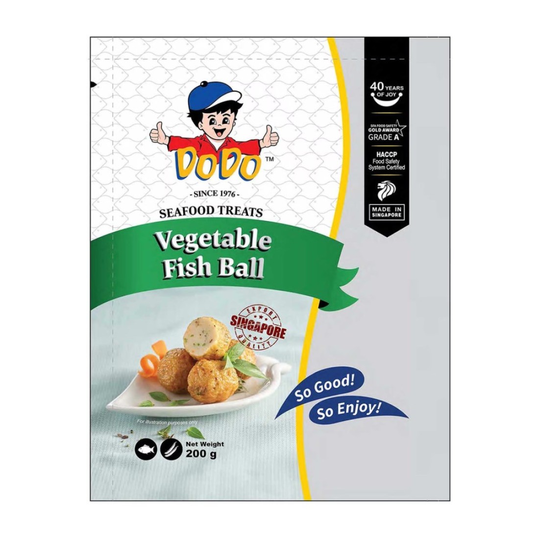 Dodo Vegetable Fish Ball 200g