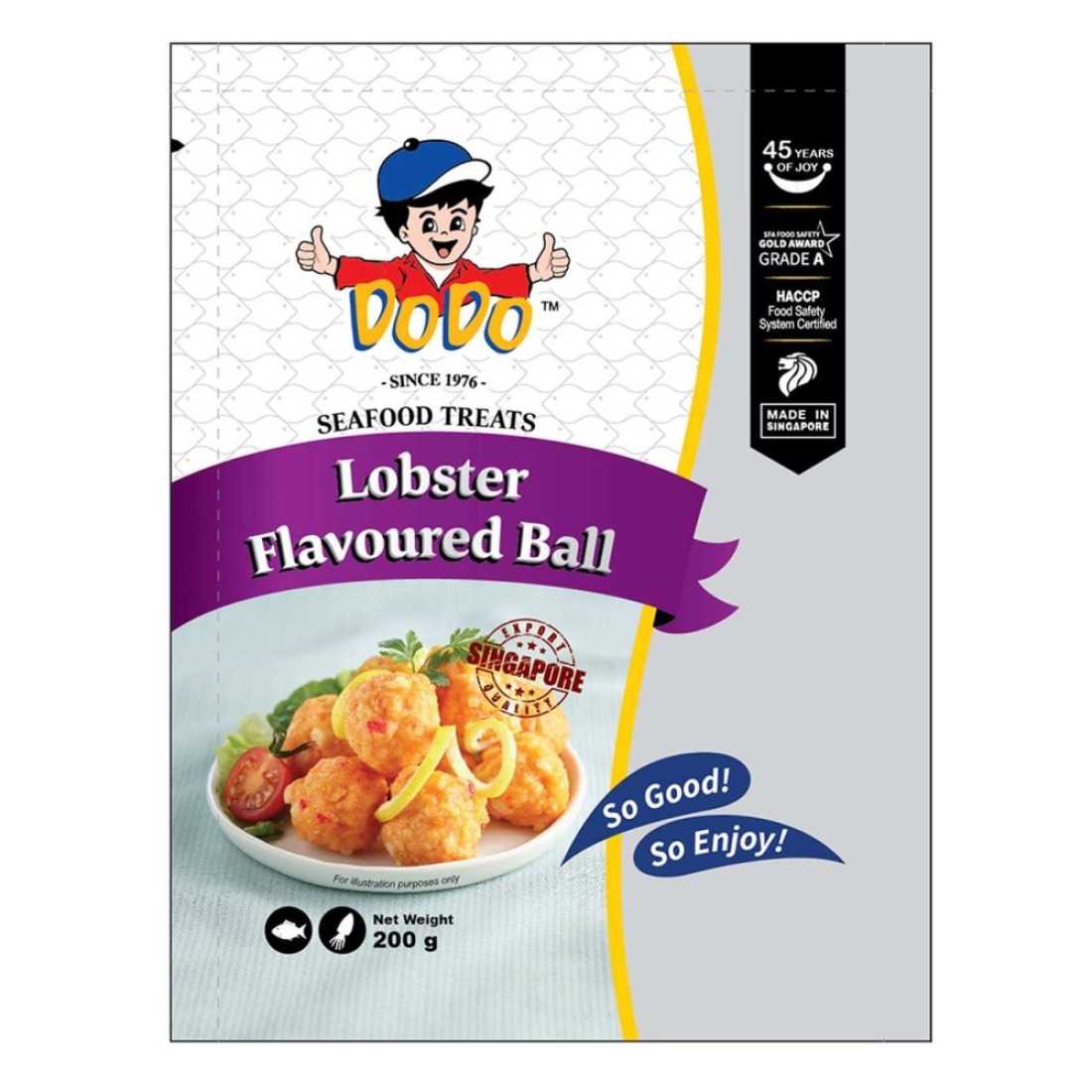 Dodo Lobster Flavoured Ball 200g