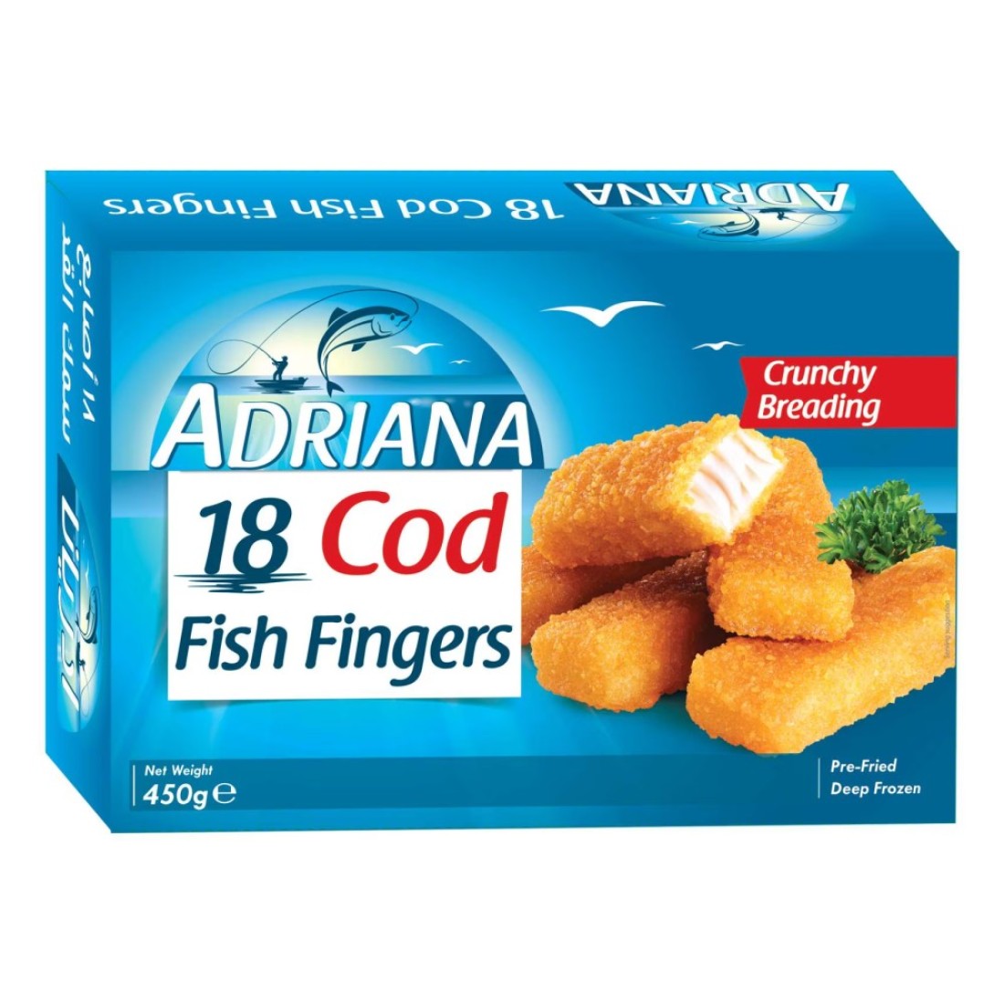Adriana Cod Fish Fingers 450g