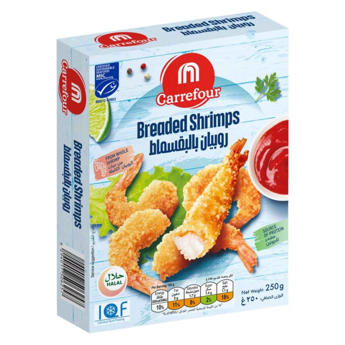 Carrefour Breaded Shrimps 250g