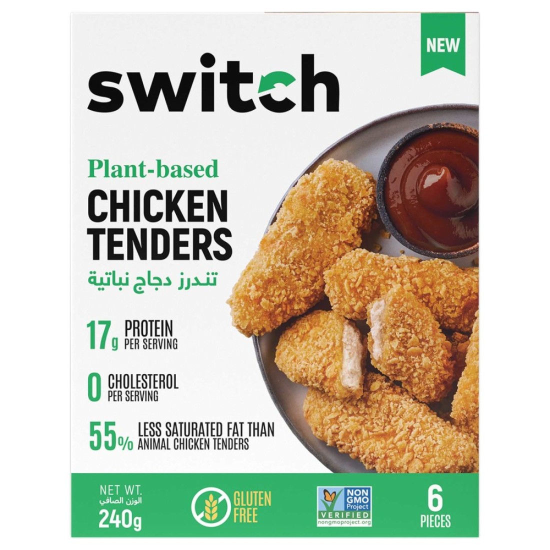 Switch Plant-Based Chicken Tenders, 240g