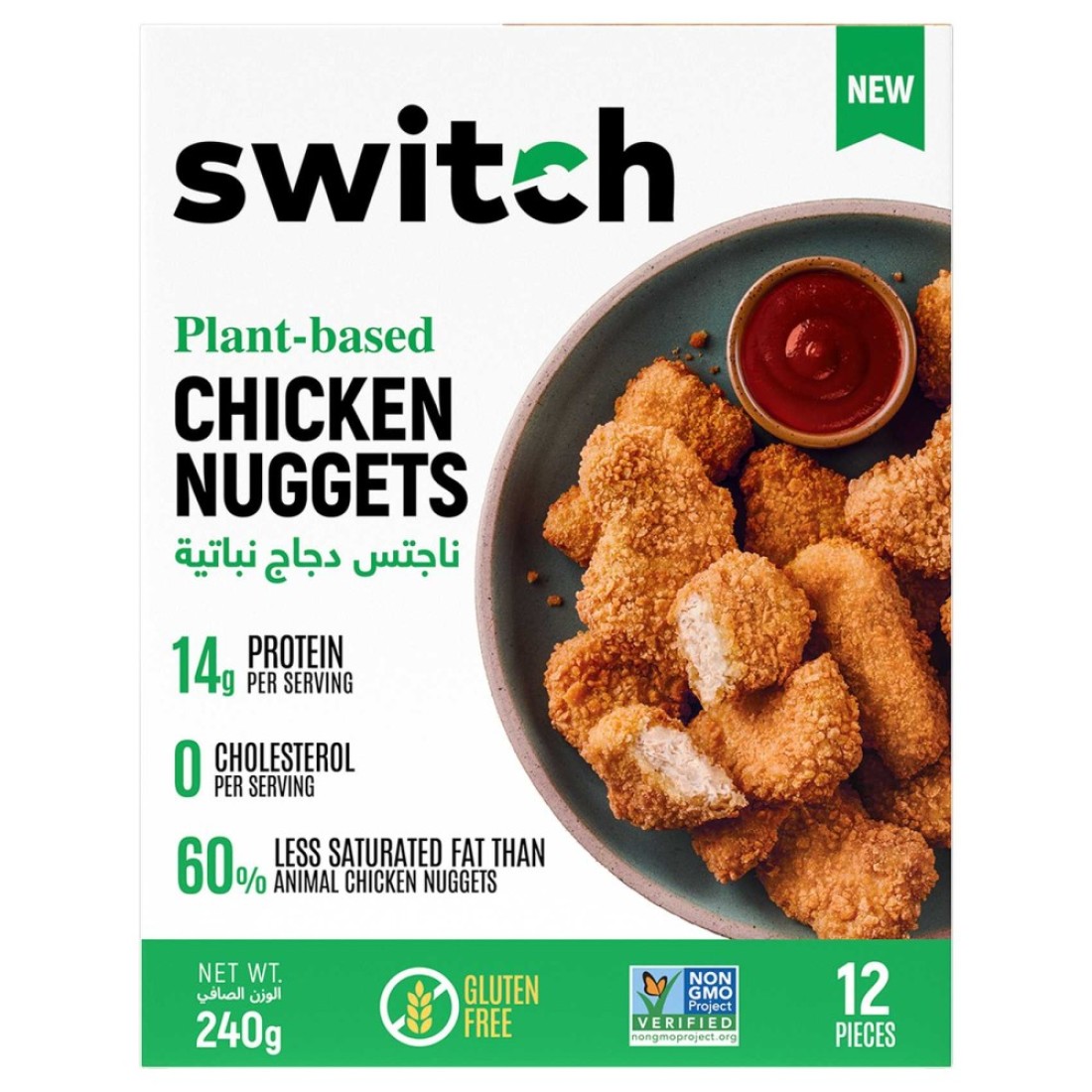 Switch Plant-Based Chicken Nuggets, 240g