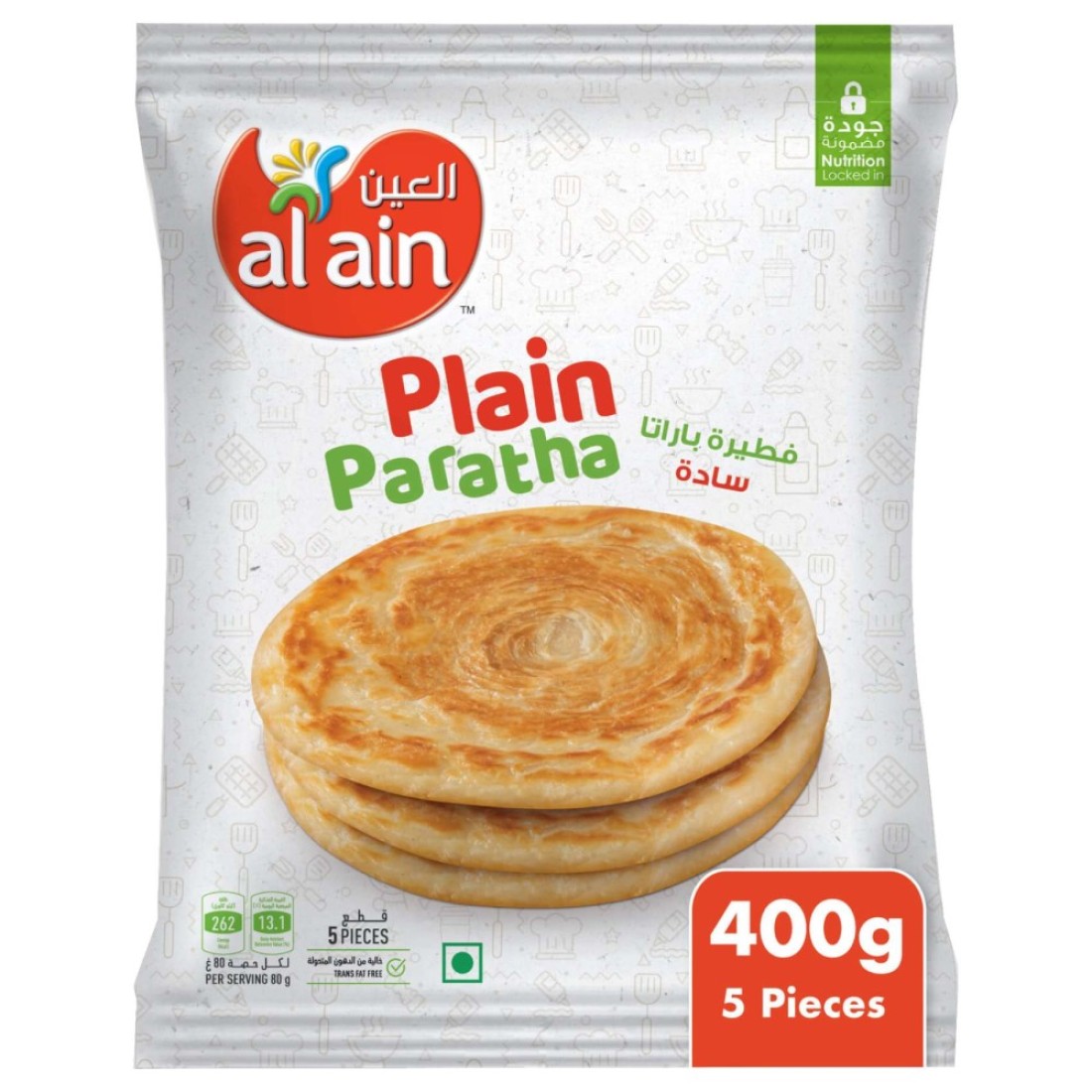 Al Ain Plain Paratha, 400g