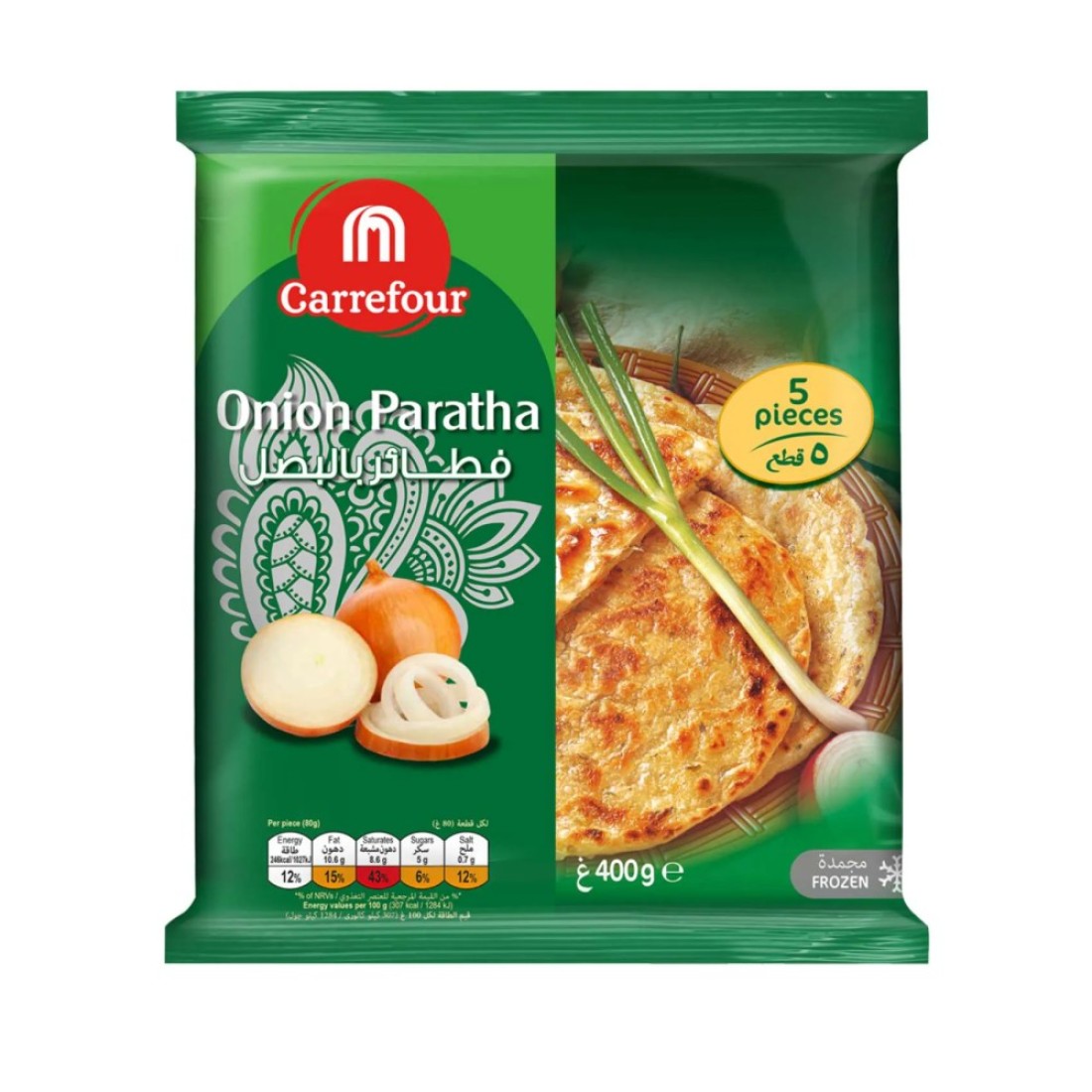 Carrefour Onion Paratha, 400g