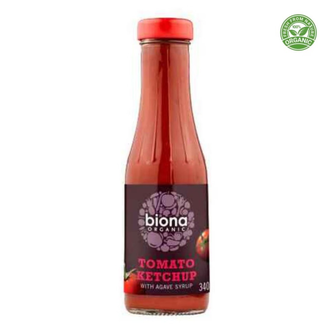 Biona Organic Tomato Ketchup With Agave Syrup 340g