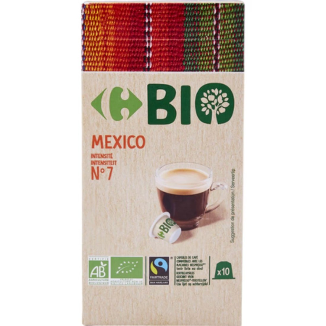 Carrefour Bio Coffee Capsules Mexico 97g