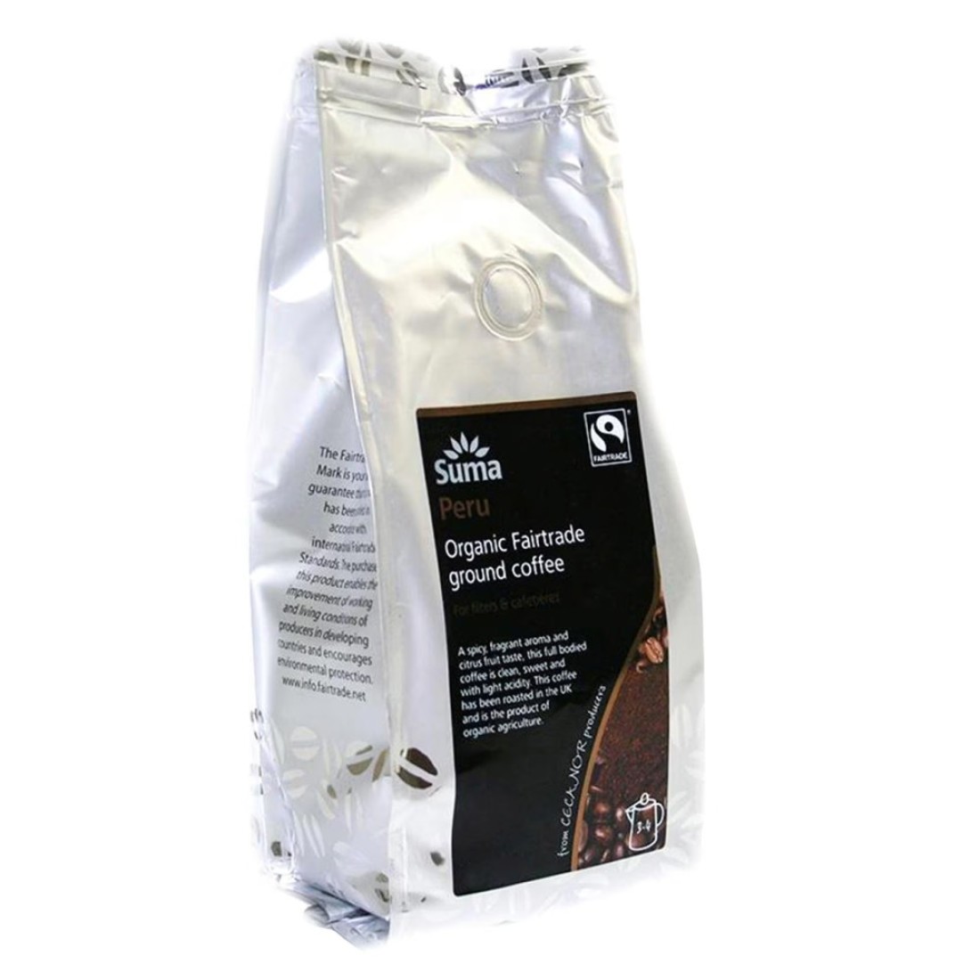 Suma Peru Organic Fairtrade Ground Coffee 227g