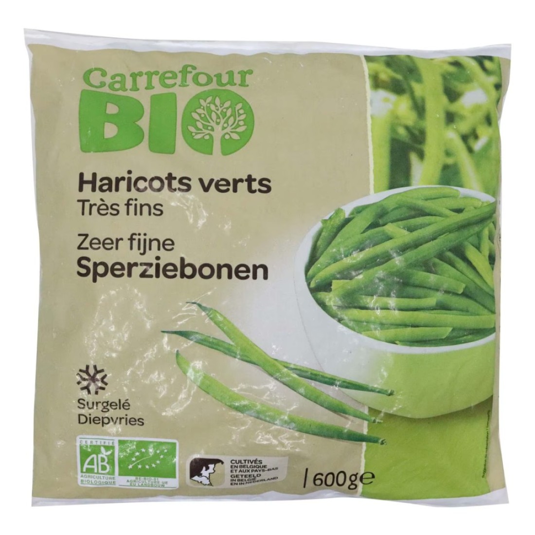 Carrefour Bio Vegetable Green Bean 600g