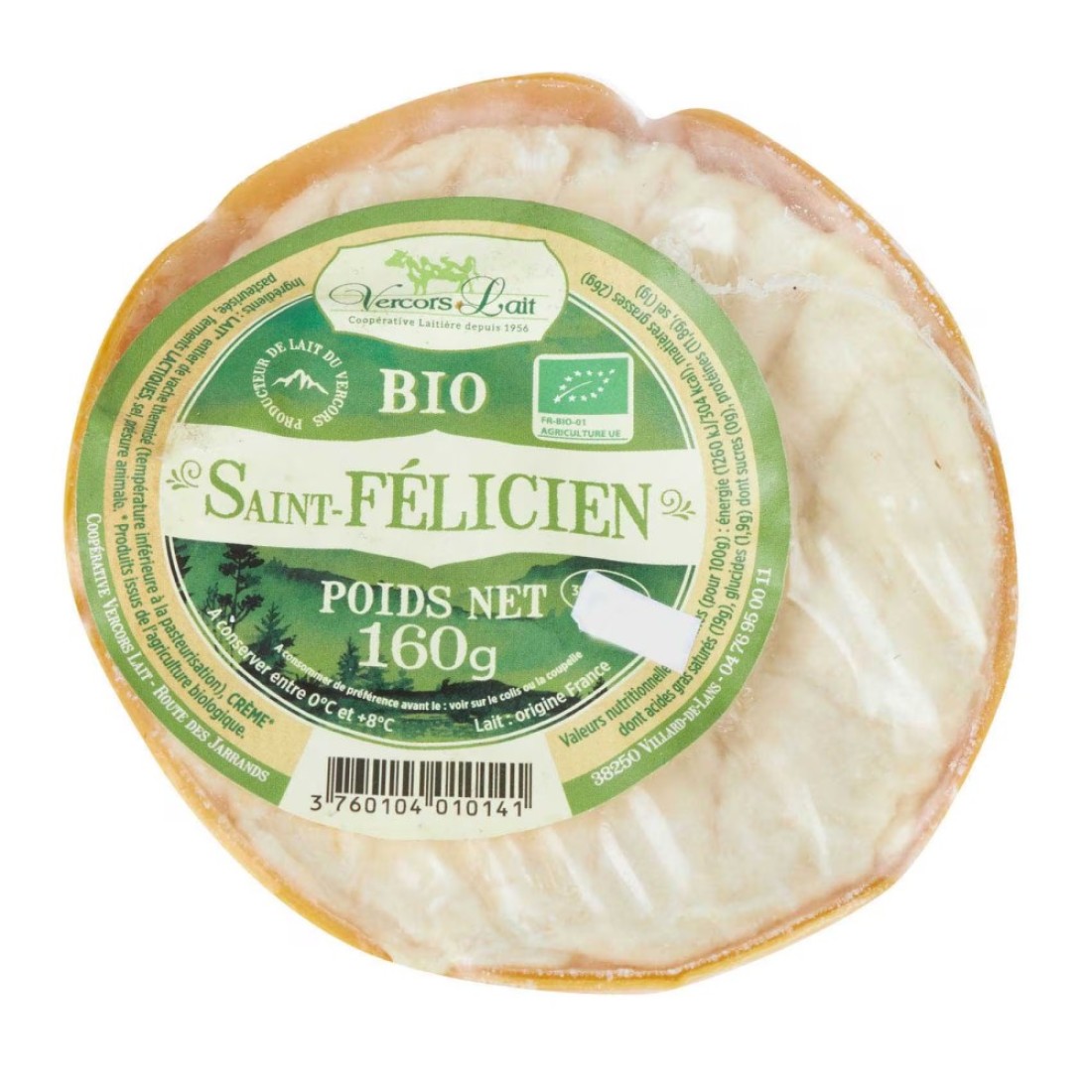 Organic Saint-Felicien 160g