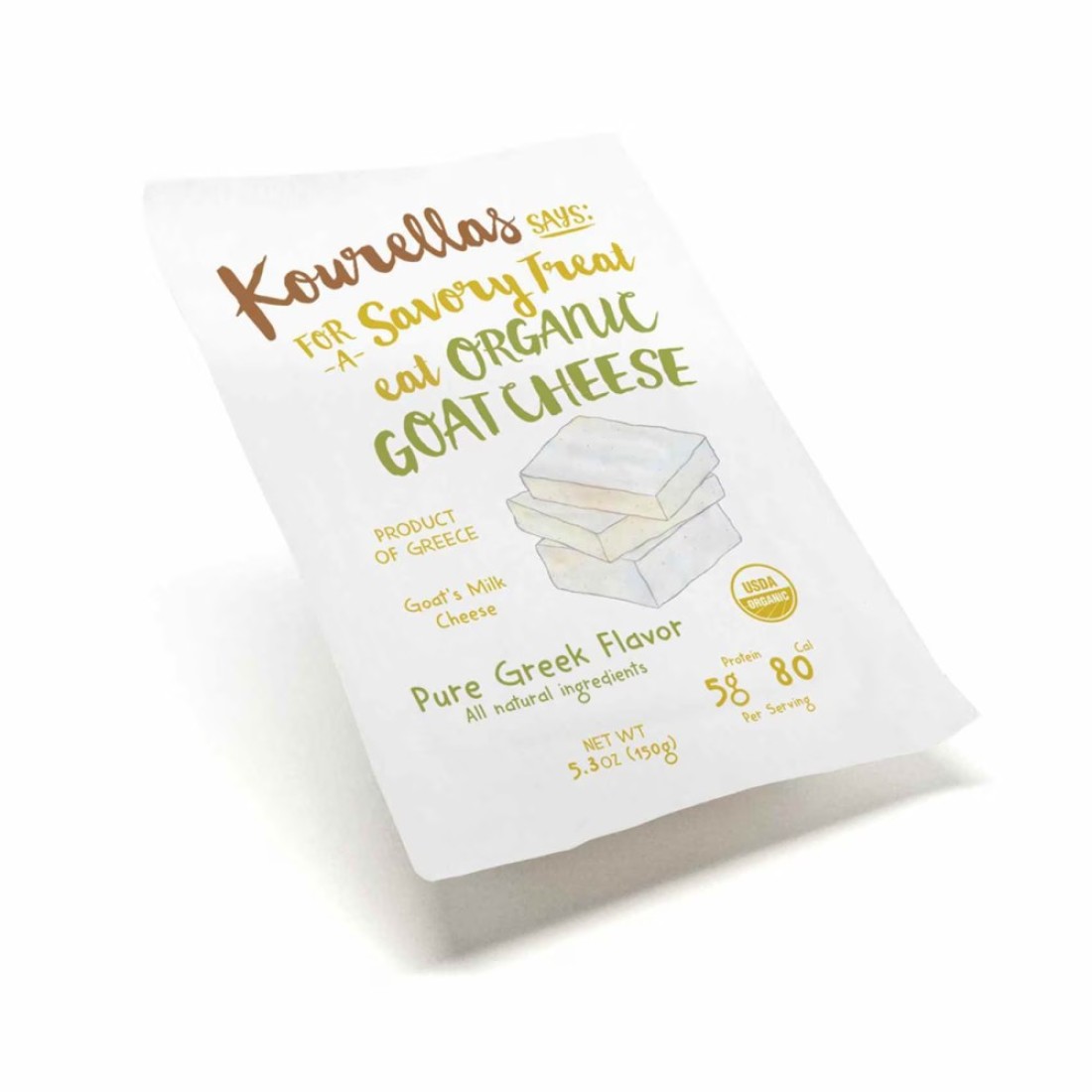 Kourellas Organic Goat Cheese 150g