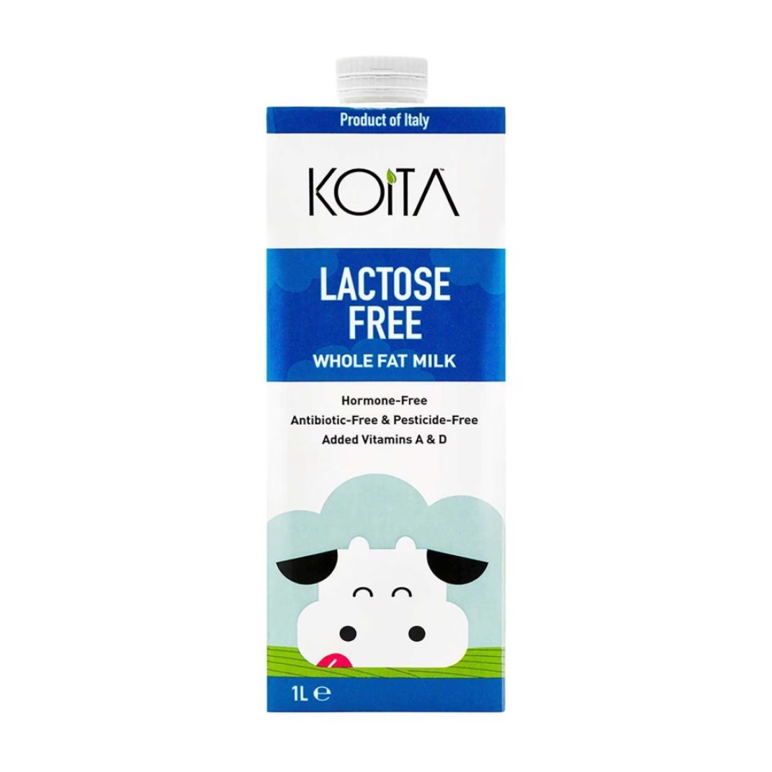 Koita Lactose Full fat Milk Vitamin A and D3 added 1L