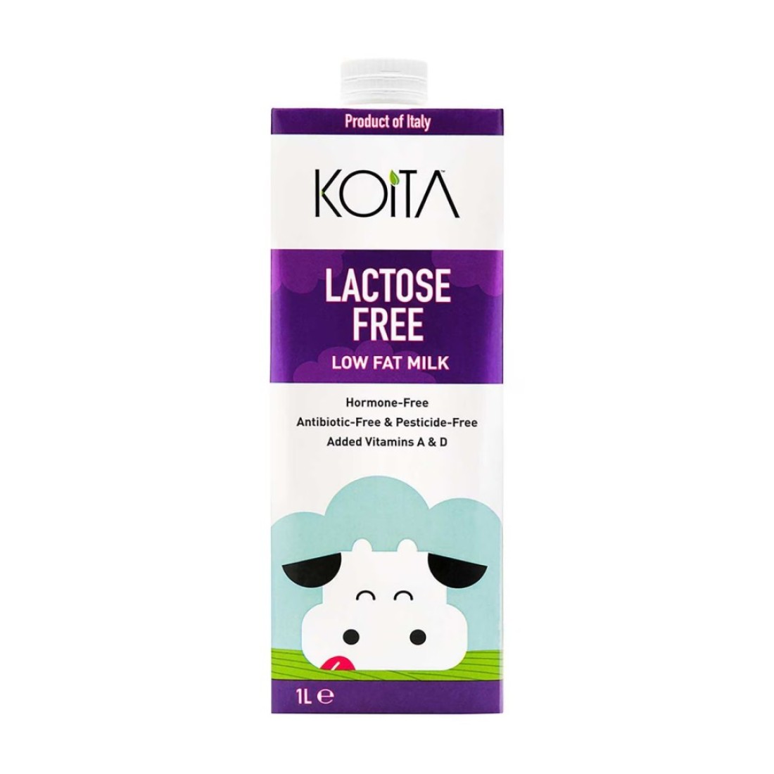 Koita Lactose Low fat Milk Vitamin A and D3 added 1L