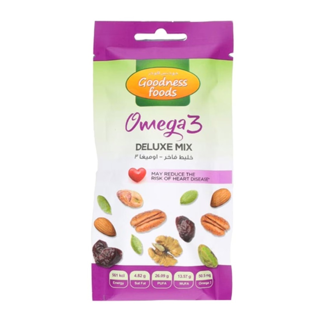 Goodness Foods Omega 3 Deluxe Mix, 34g