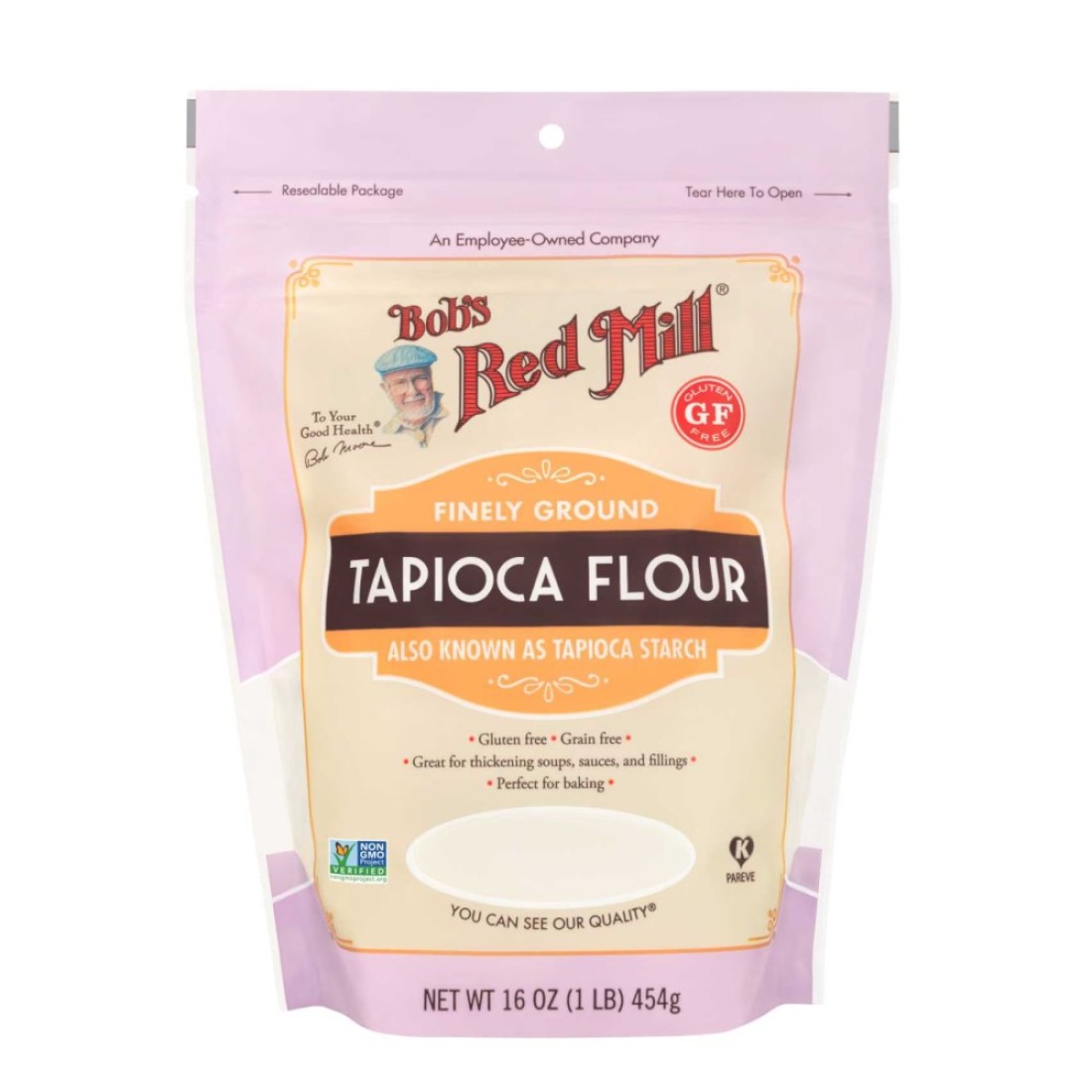 Bob&#39;s Red Mill Gluten Free Non-GMO Finely Ground Tapioca Flour, 454g