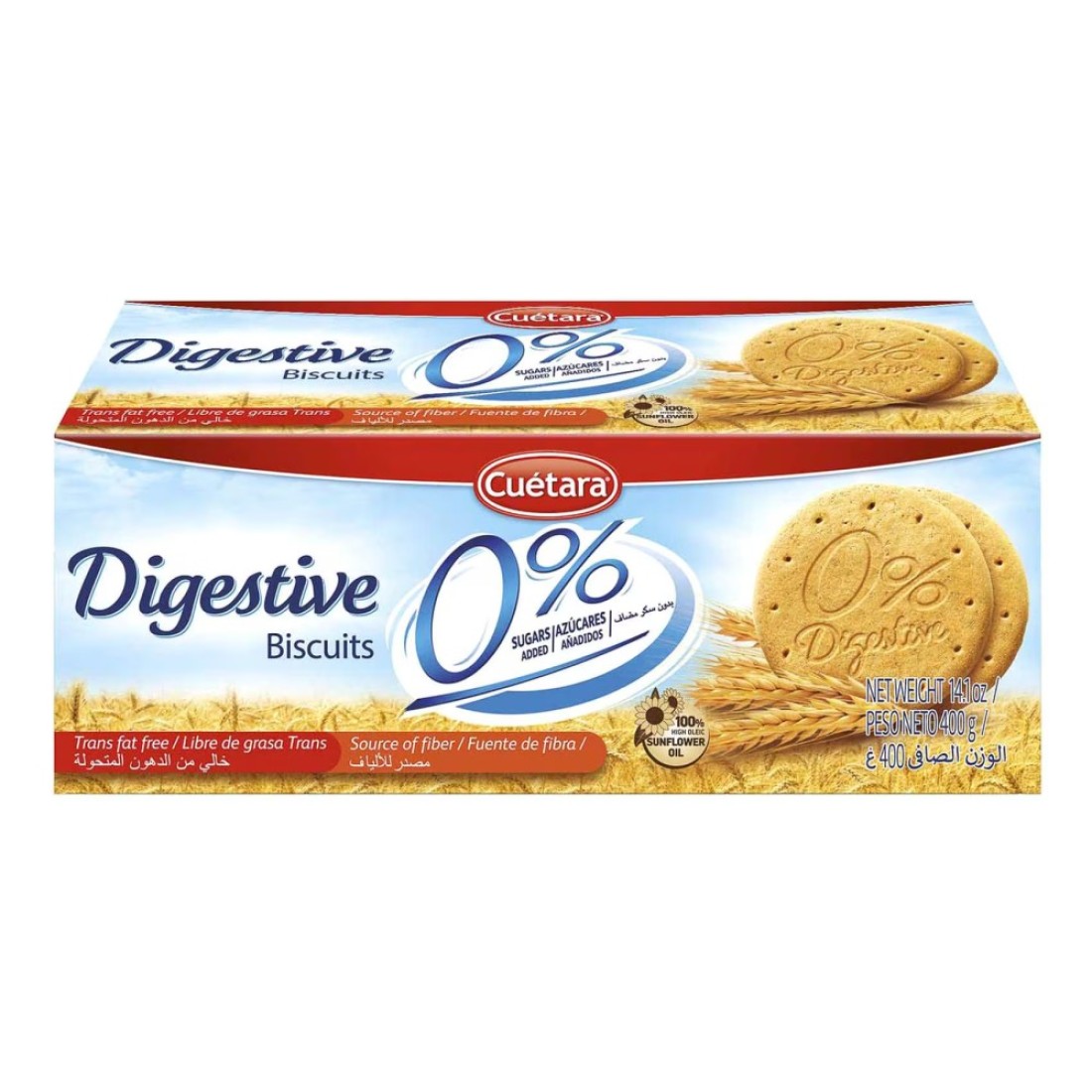 Cuetara Digesta Light Digestives Biscuits 400g