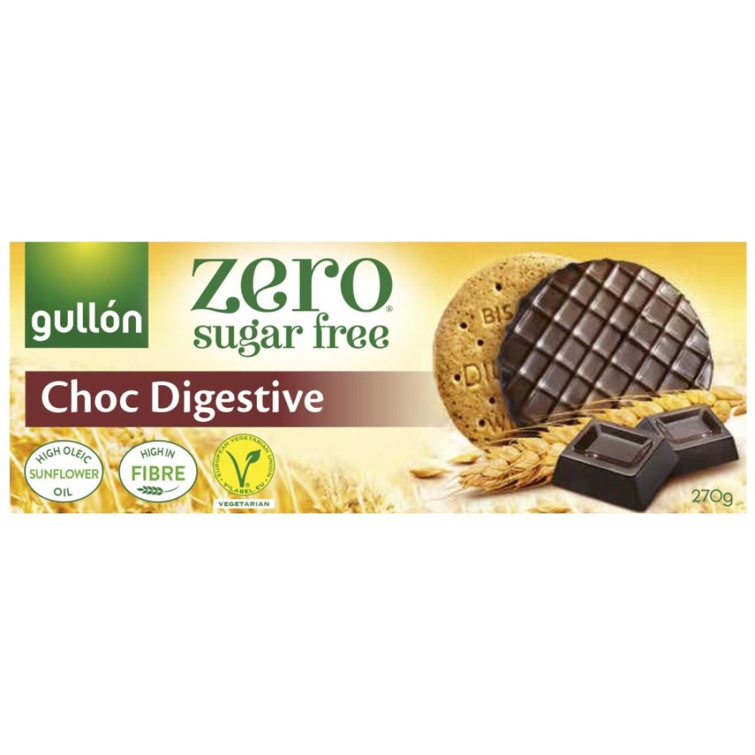 Gullon Diet Nature Digestive Chocolate Biscuit, 270g