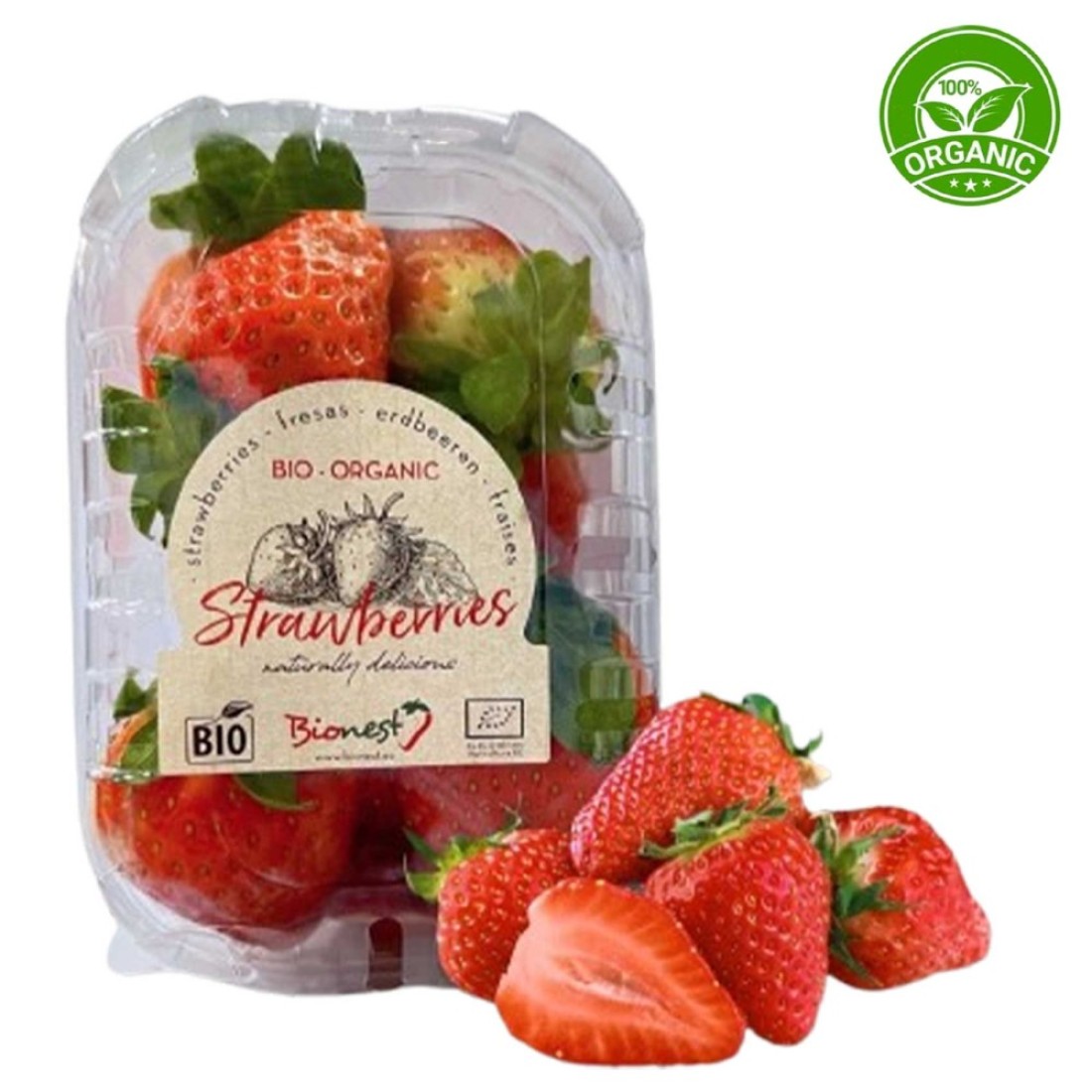 Organic Strawberries 250g