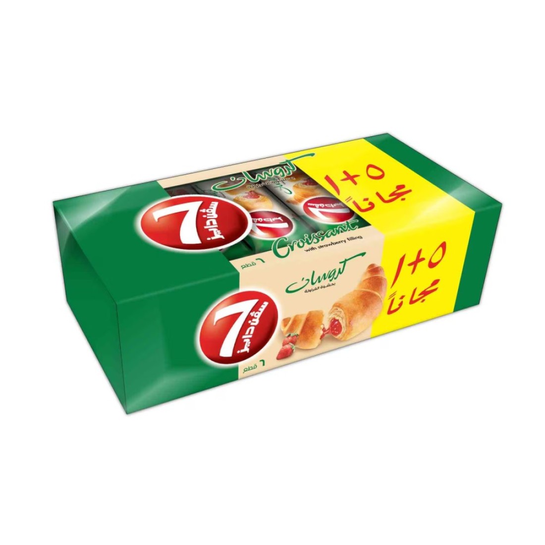 7Days Strawberry Cream Filling Croissant 55g Pack of 6