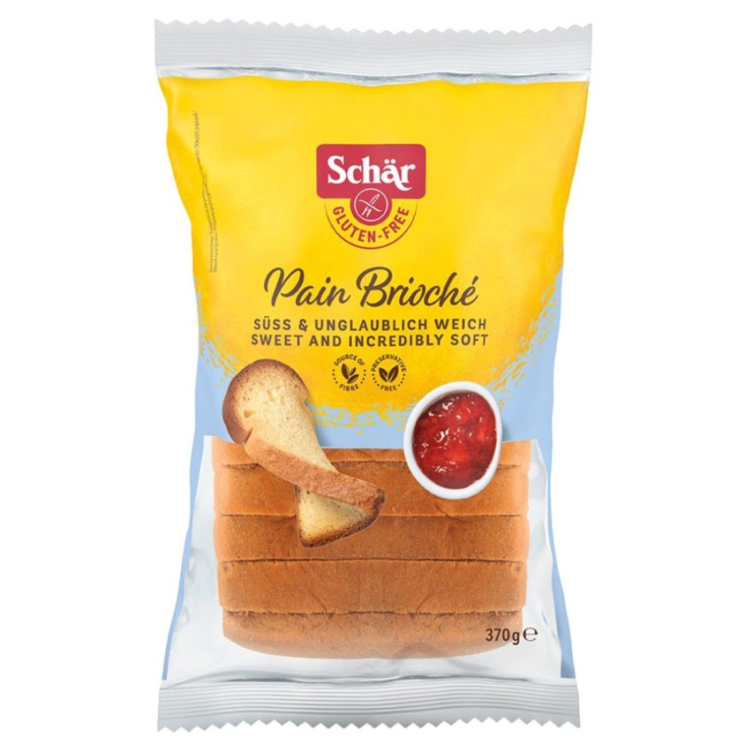 Schar Pain Brioche, 370g