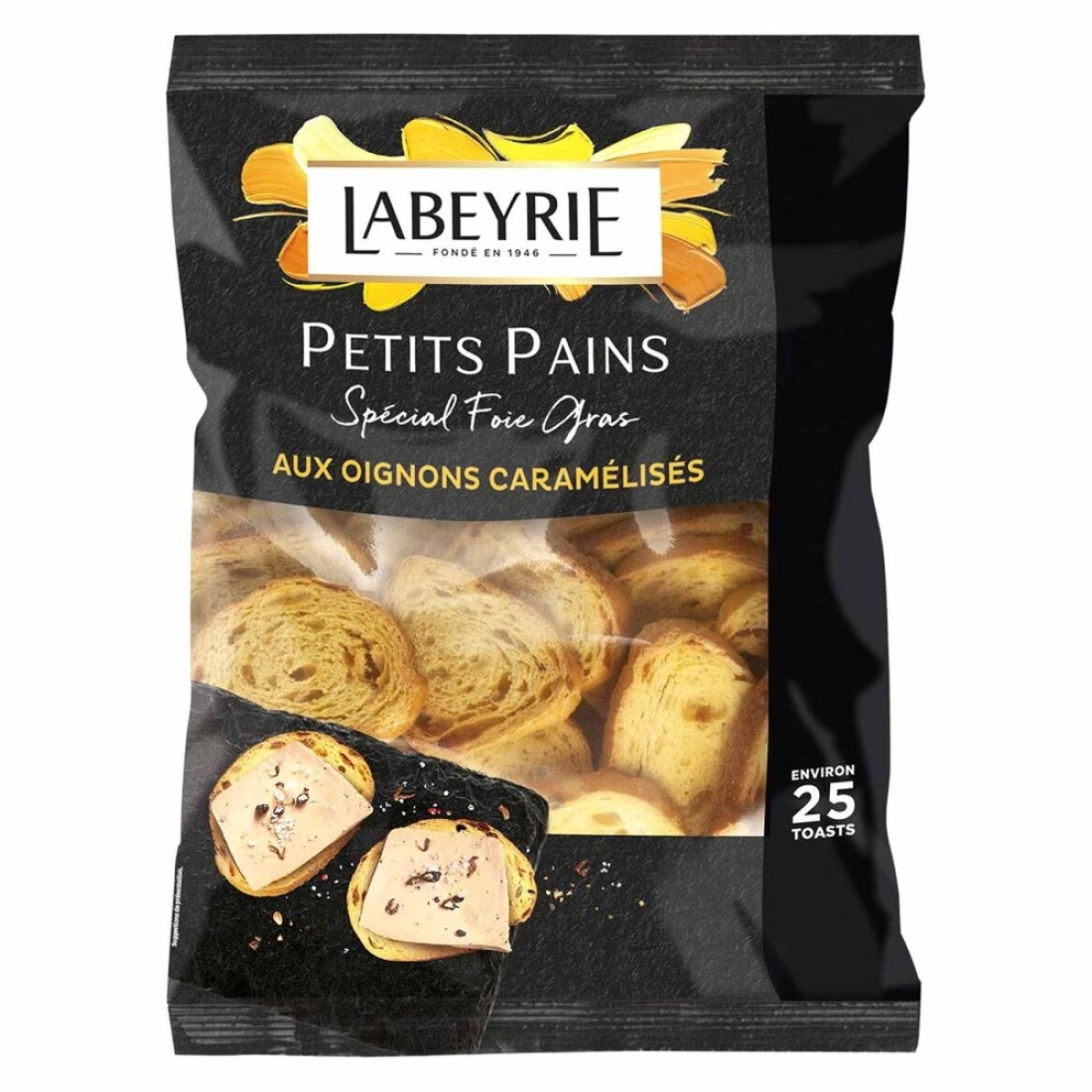 Labeyrie Toasted Breads Onions 100g