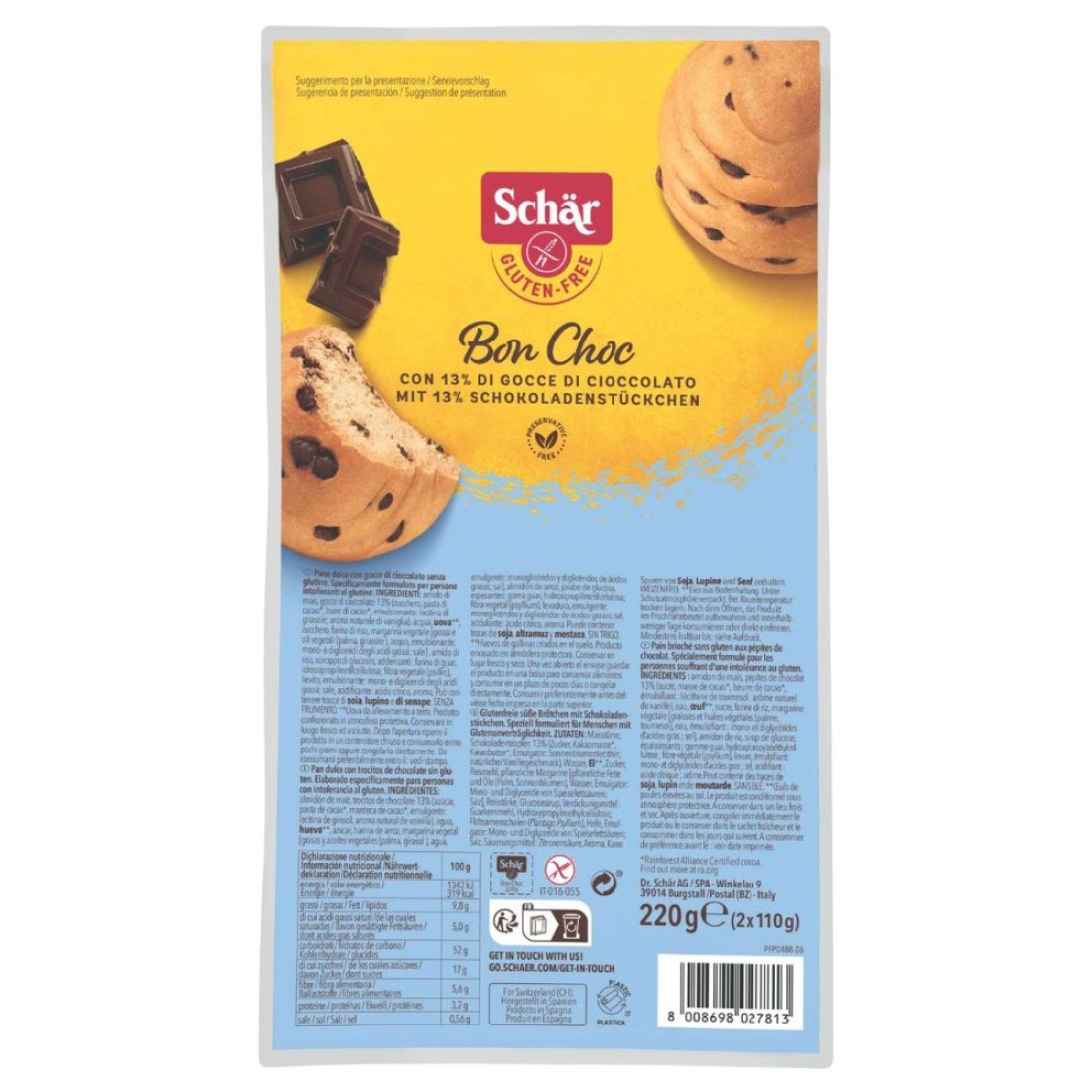 Schar Bon Choc, 220g