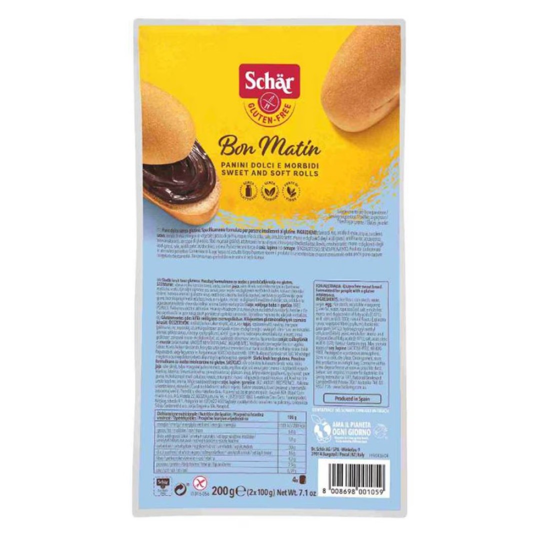 Schar Bon Matin Sweet Bread Rolls 200g