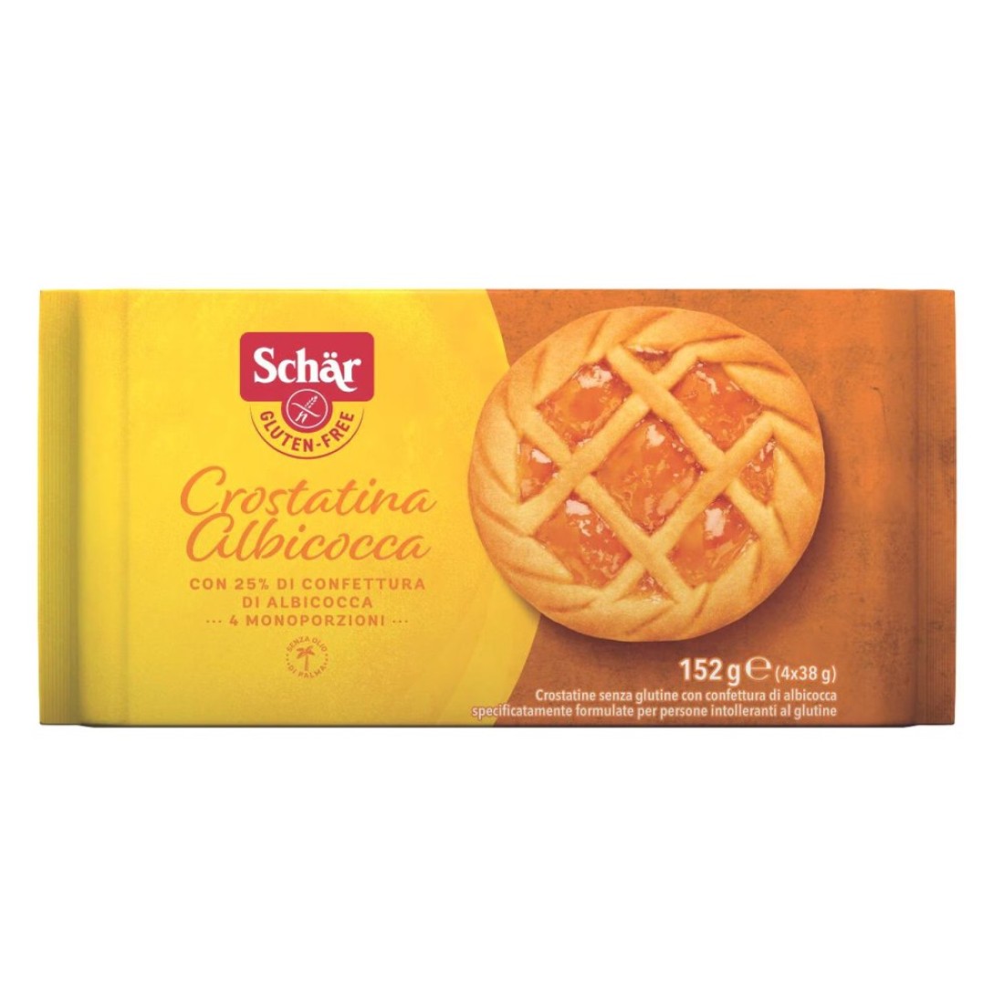 Schar Crostatina Albicocca, 152g