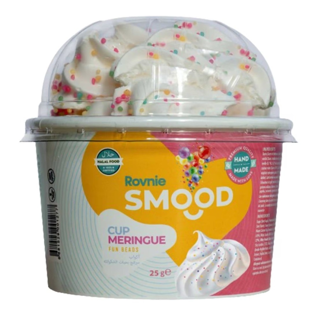 Rovnie Smood Vanilla Meringue Cup with Chocolate Fun Beads 25g