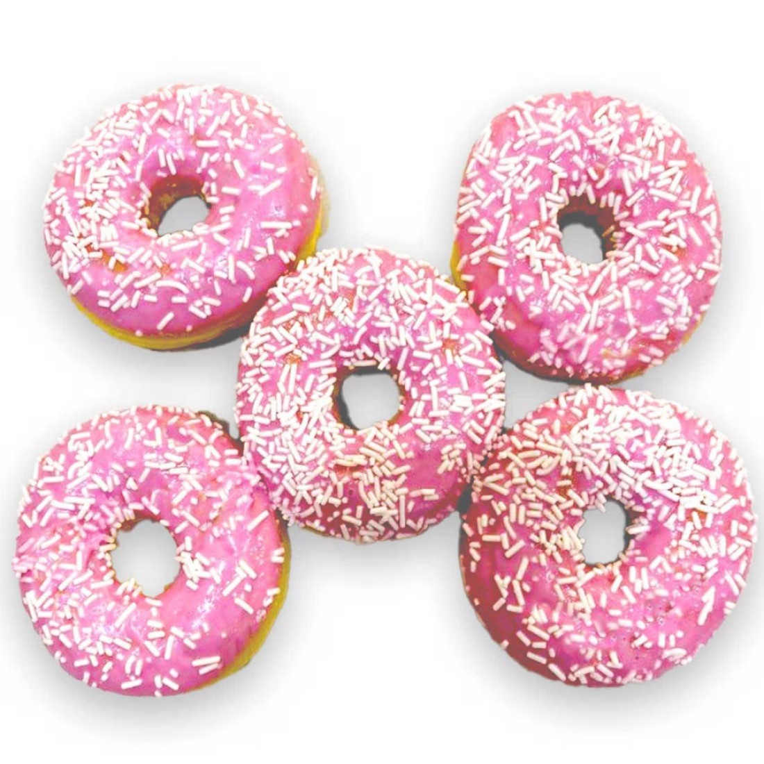 Mini Strawberry Donut x5