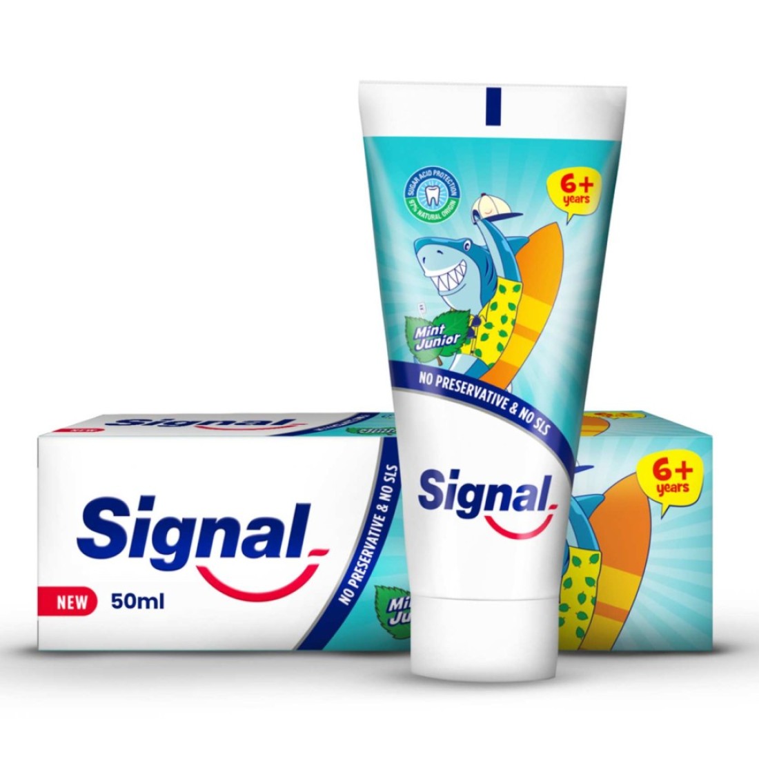 Signal Junior Toothpaste, Mild Mint, 50ml