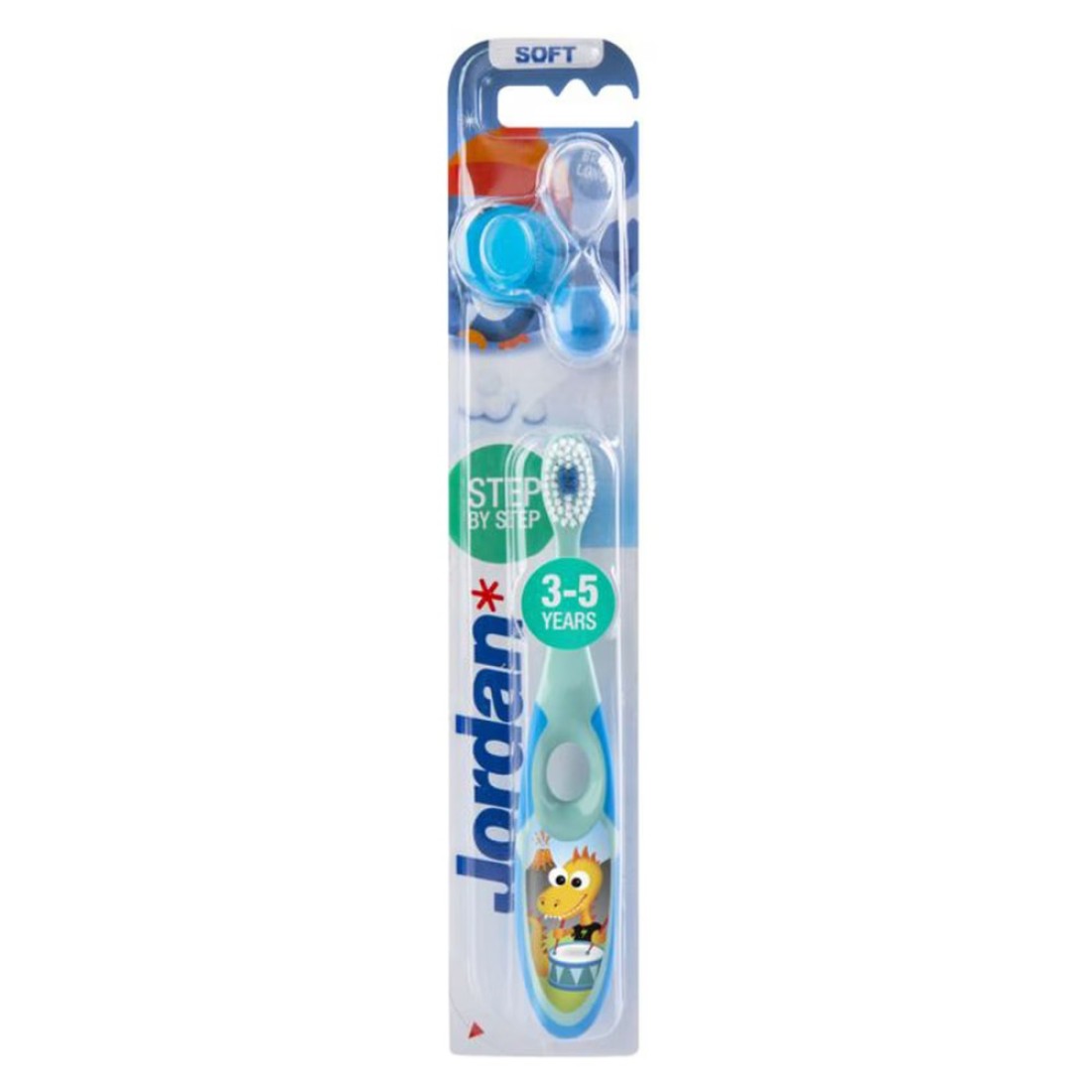 Jordan Step By Step Toothbrush 3-5 Years Multicolour
