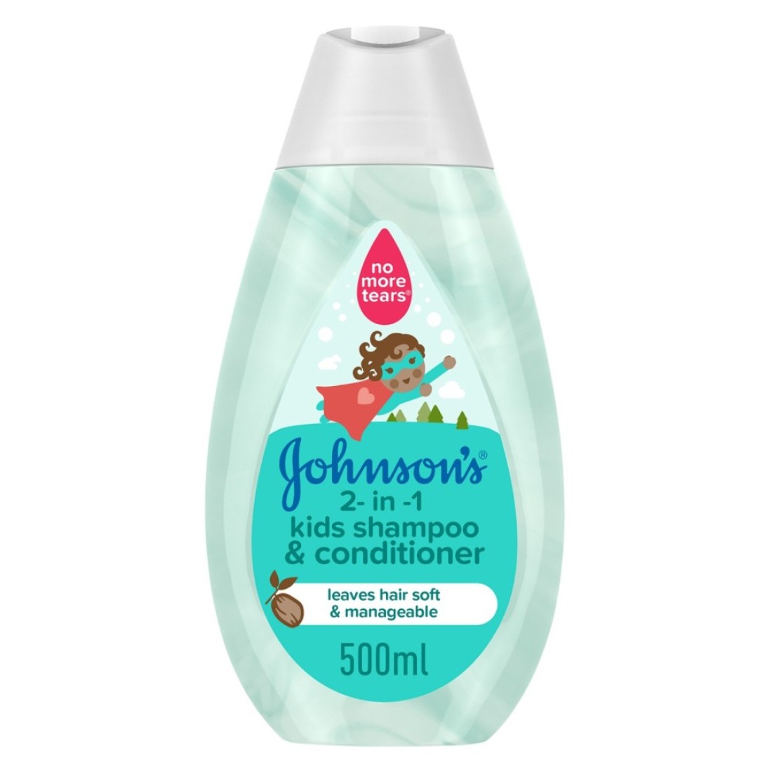 Johnson&rsquo;s 2-in-1 Kids Shampoo and Conditioner 500ml