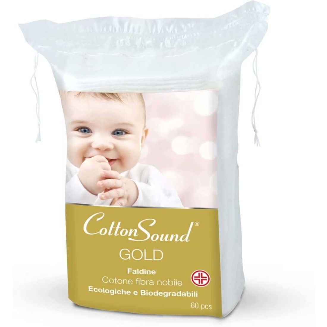 Cotton Sound Baby Pads White 60 PCS