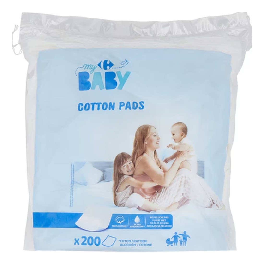 Carrefour My Baby Cotton 200 Pads