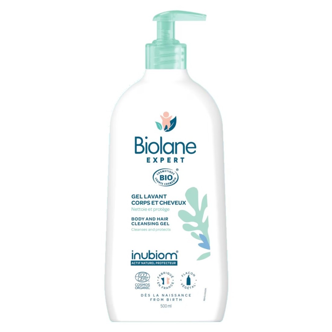 Biolane Expert Bio Body And Hair Cleansing Gel 500ml