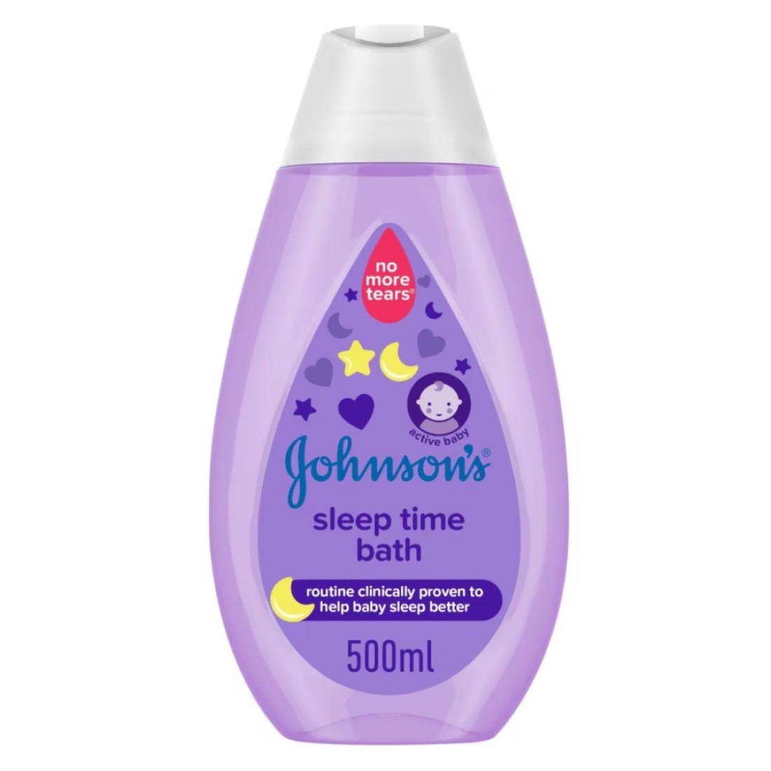 Johnson&#39;s Bath Sleep Time Bath, NO MORE TEARS, mild formula, 500ml